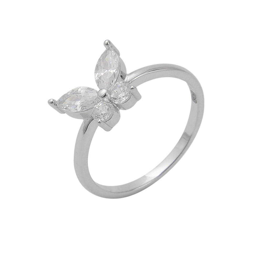 טבעת פרפר- כסף אמיתי 925