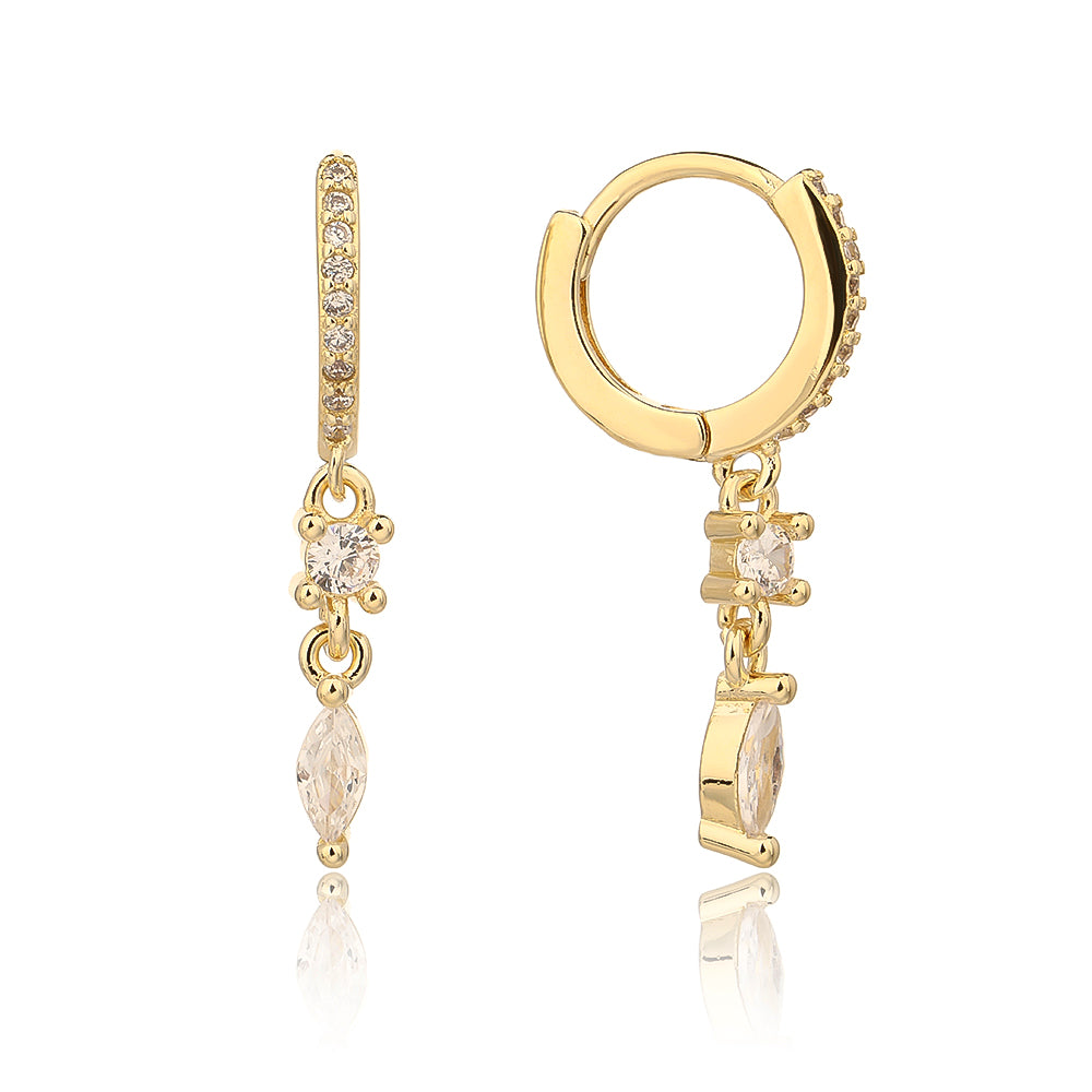 עגילי מאדי- זהב