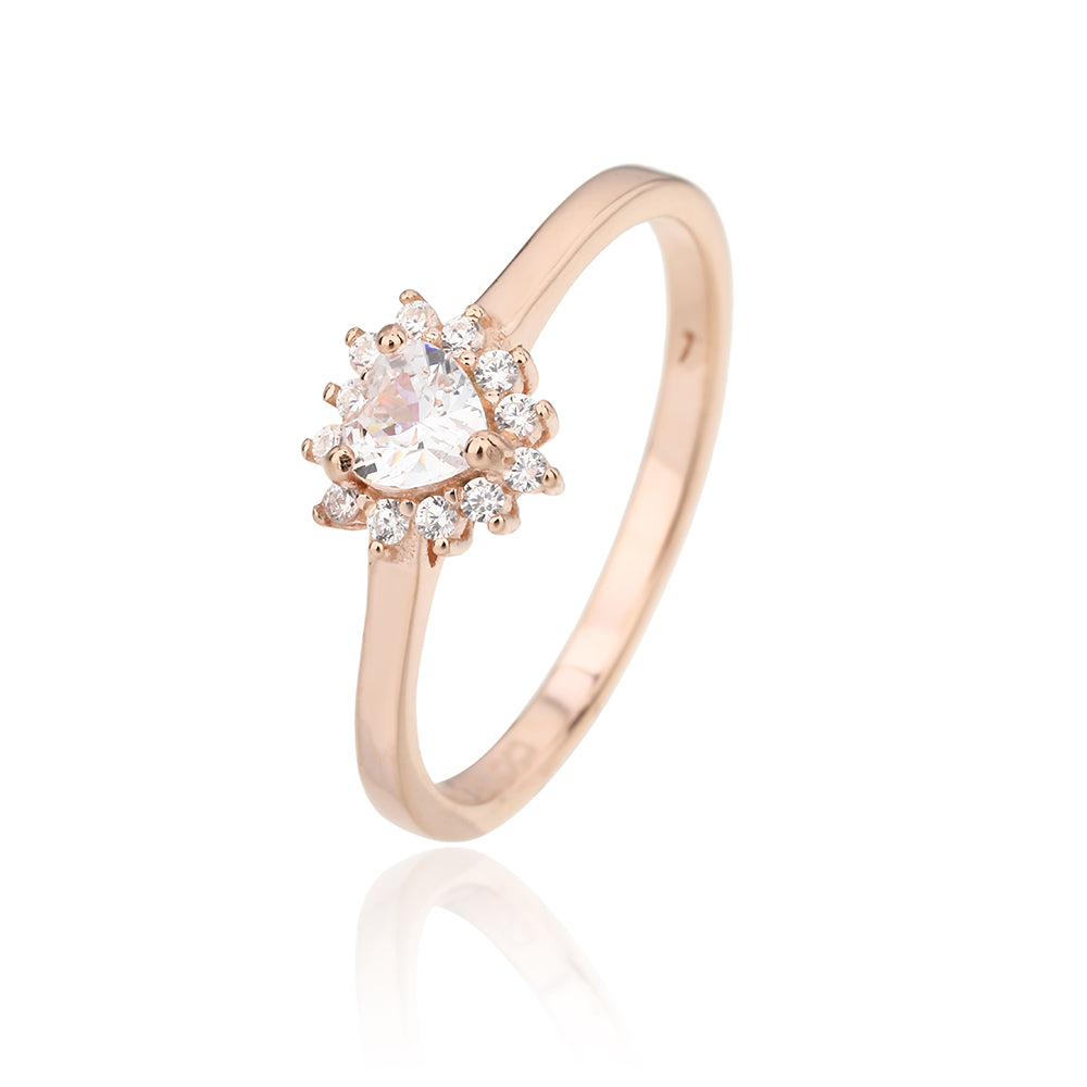 טבעת מיאל- כסף אמיתי 925 בציפוי רוז גולד