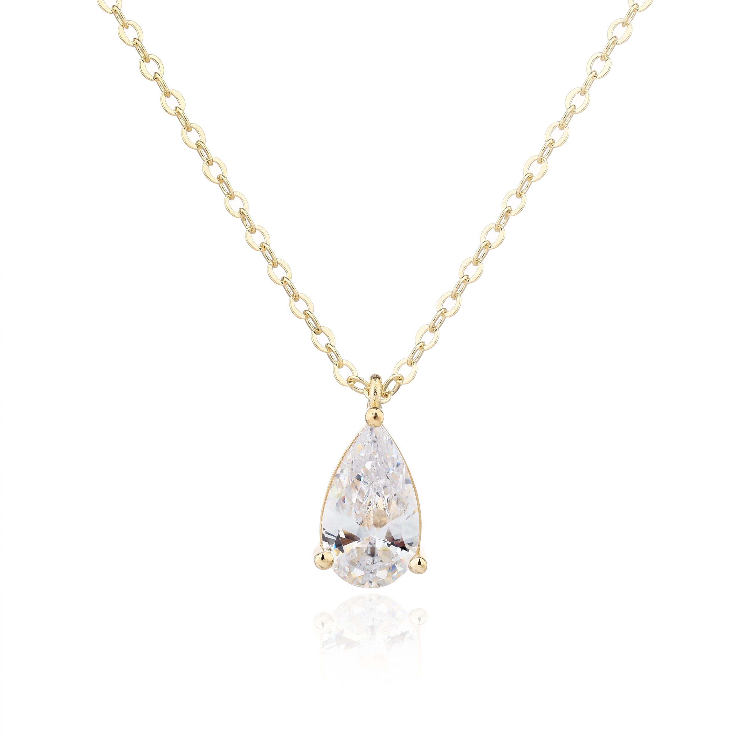 שרשרת טיפה אלגנטית- זהב