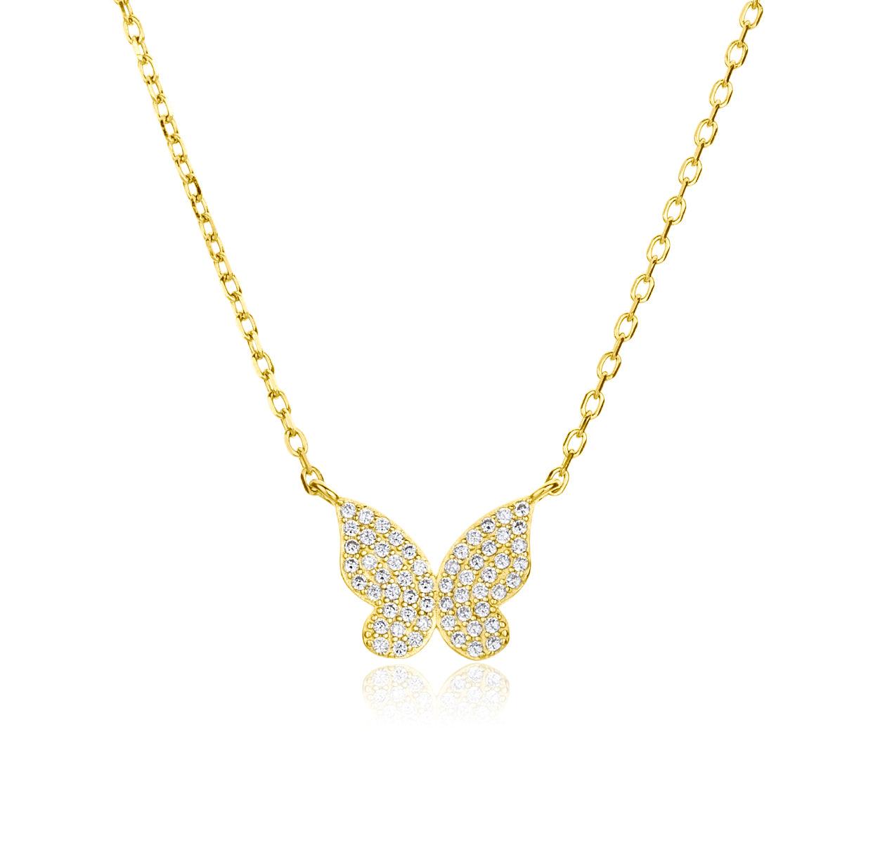 שרשרת פרפר- זהב