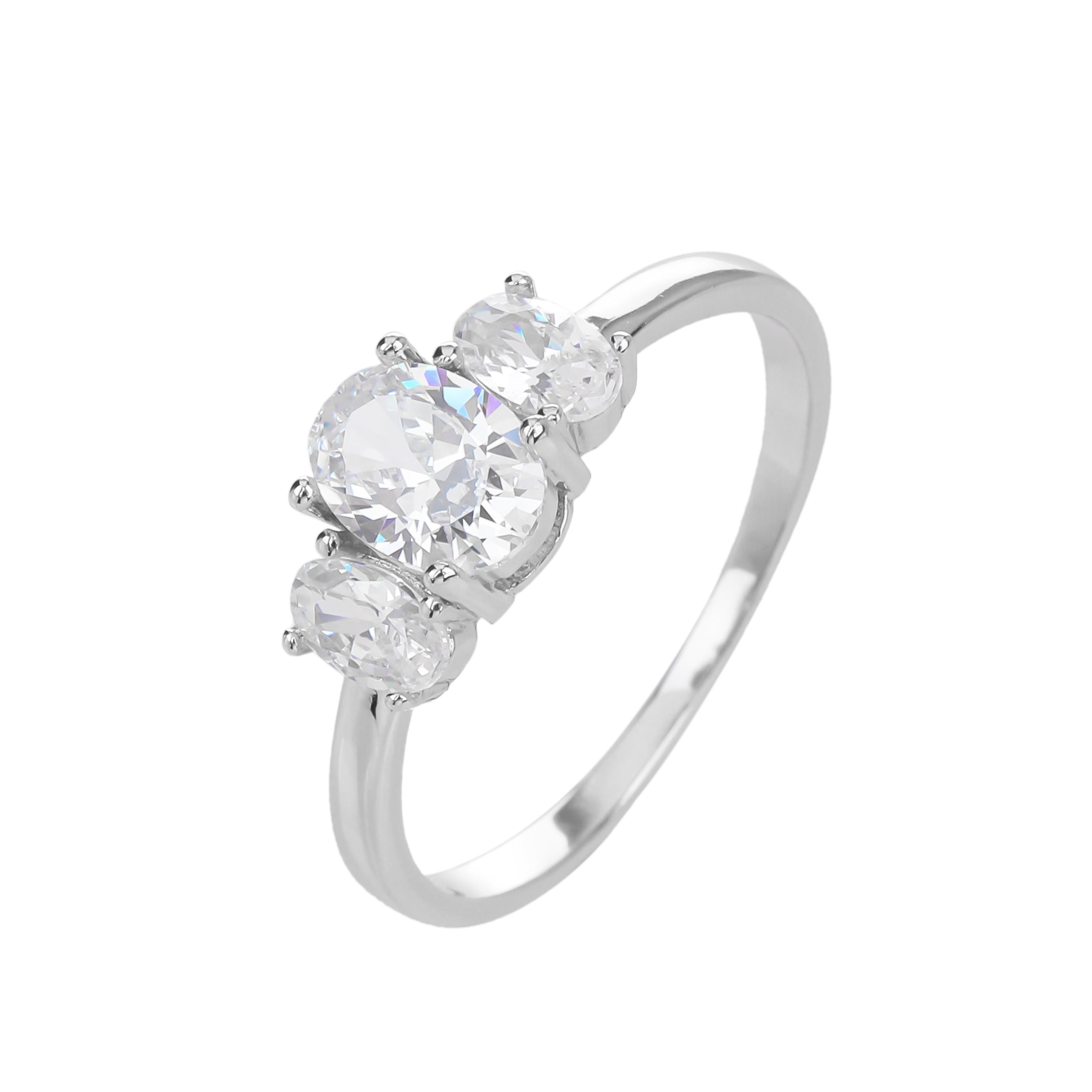 טבעת טריו- כסף אמיתי 925