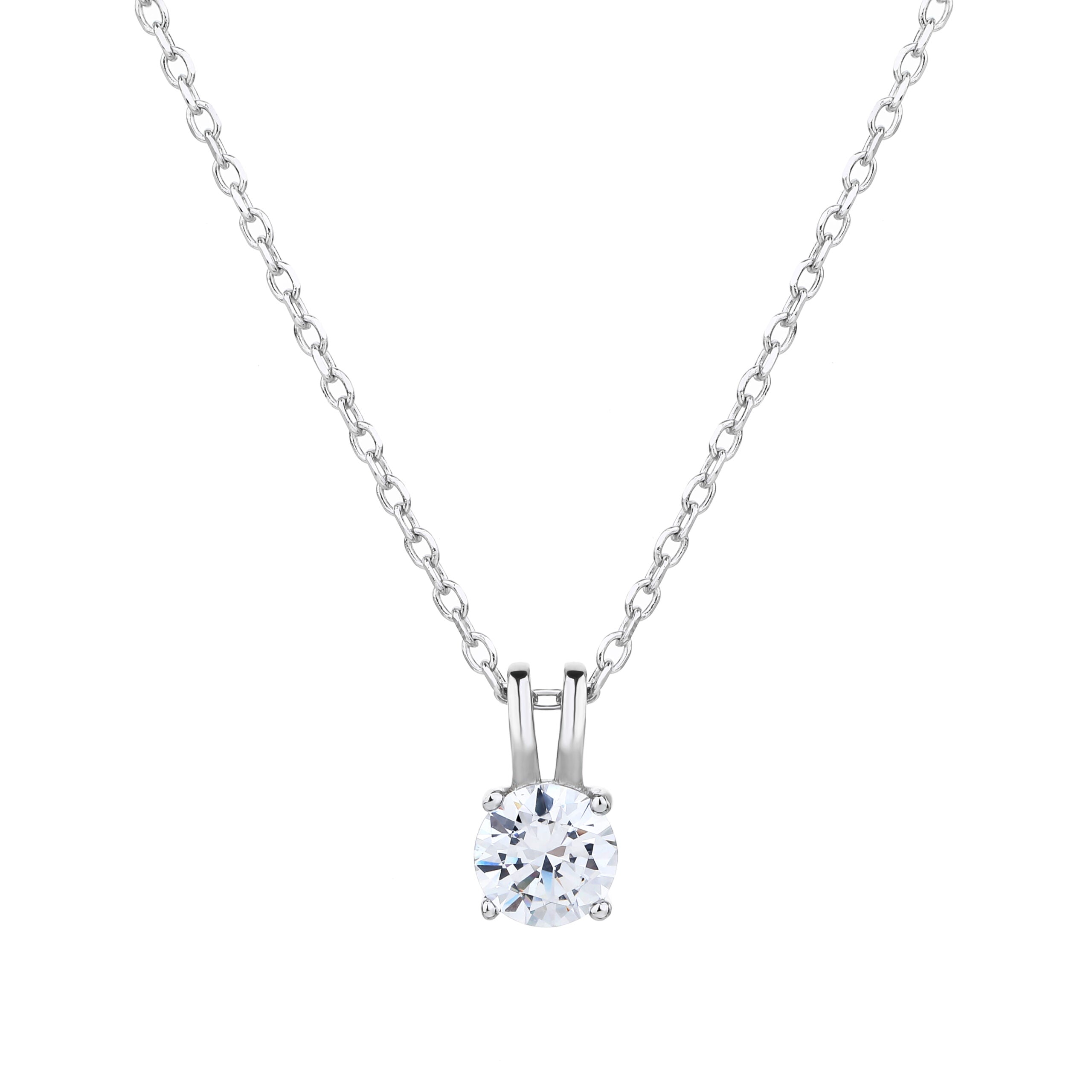 שרשרת זרקון יוקרתית- כסף אמיתי 925