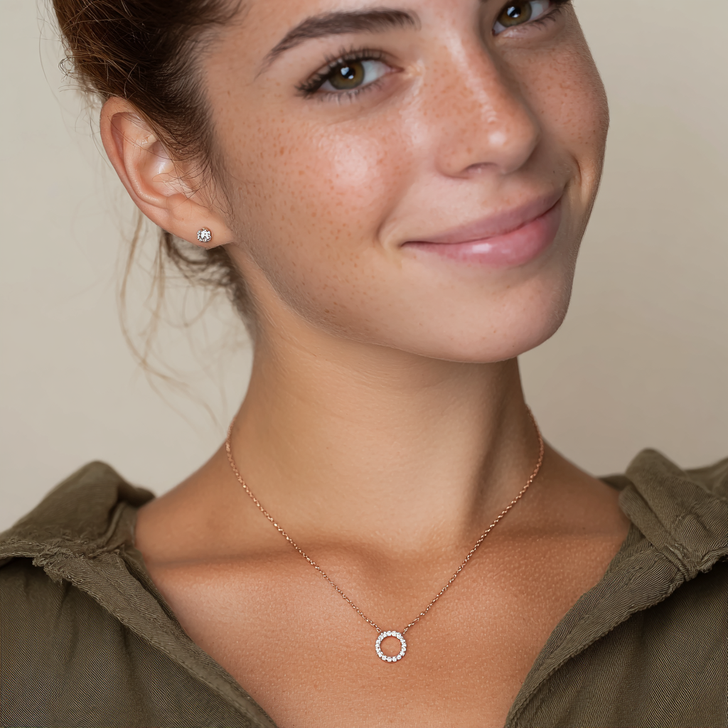 שרשרת אלה -רוז גולד