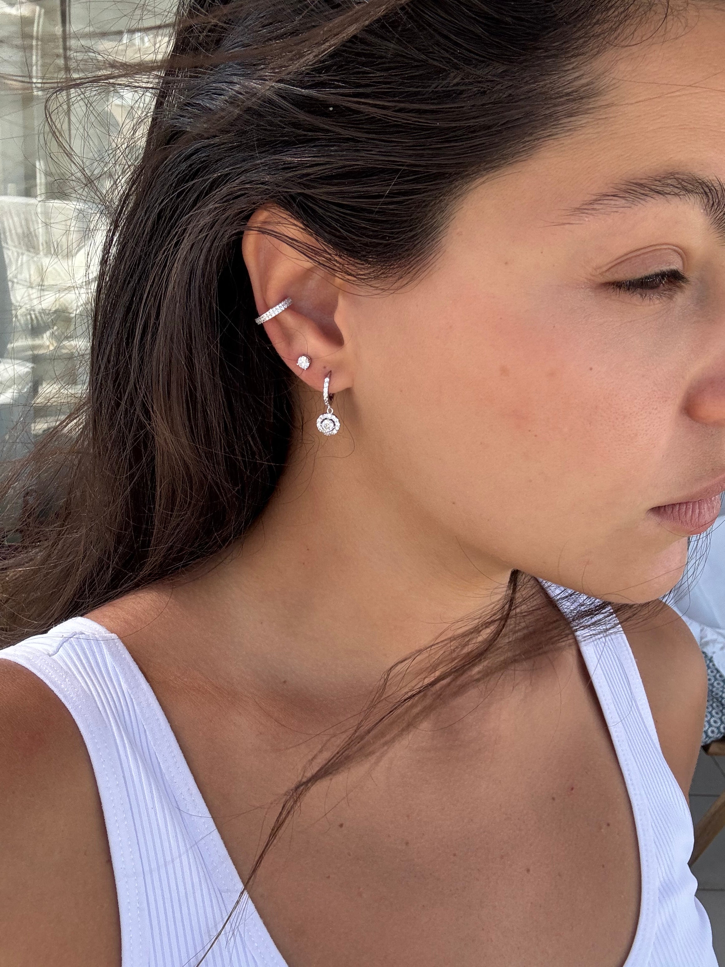 הליקס דנה ללא חור- כסף אמיתי 925