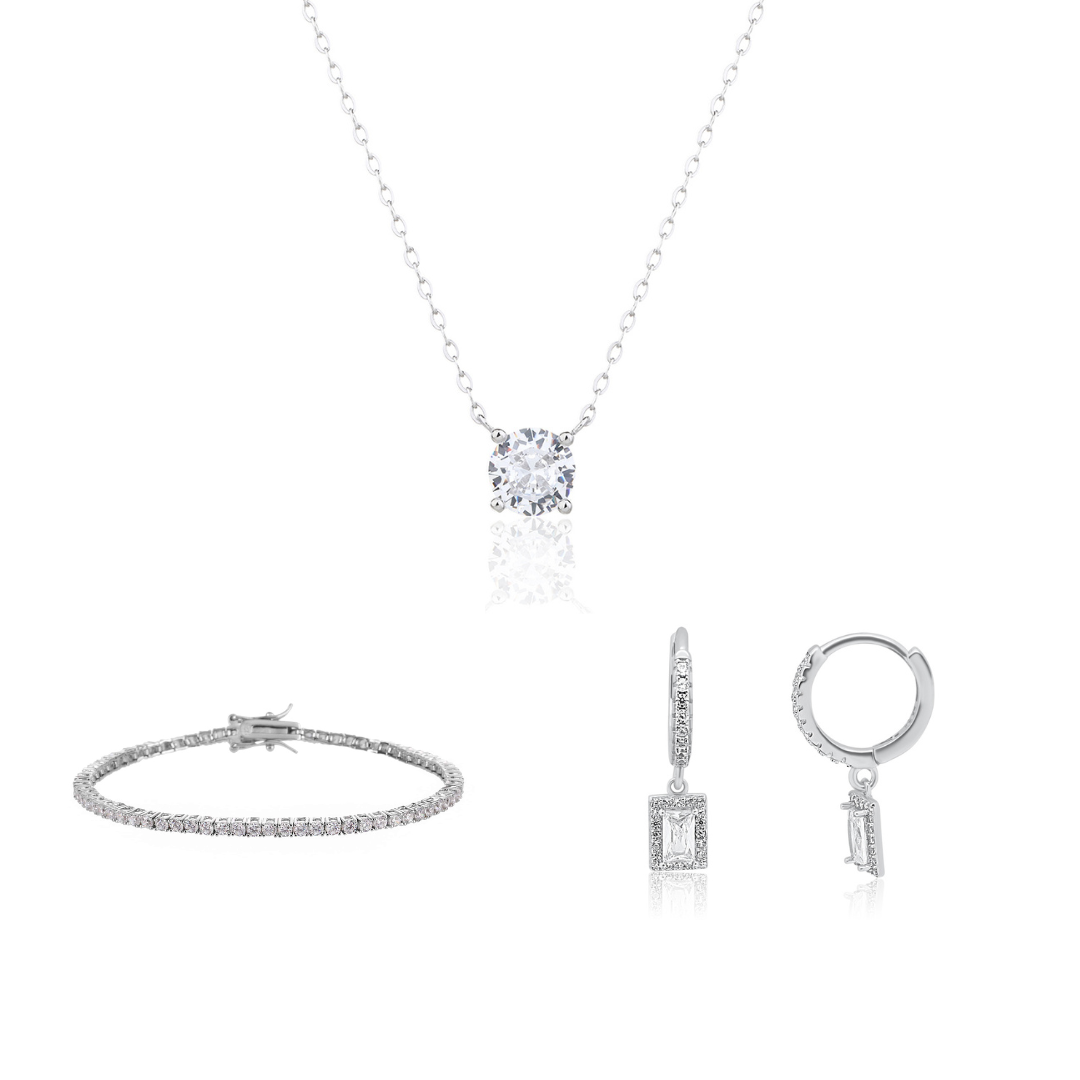 סט יוקרתי- כסף אמיתי 925