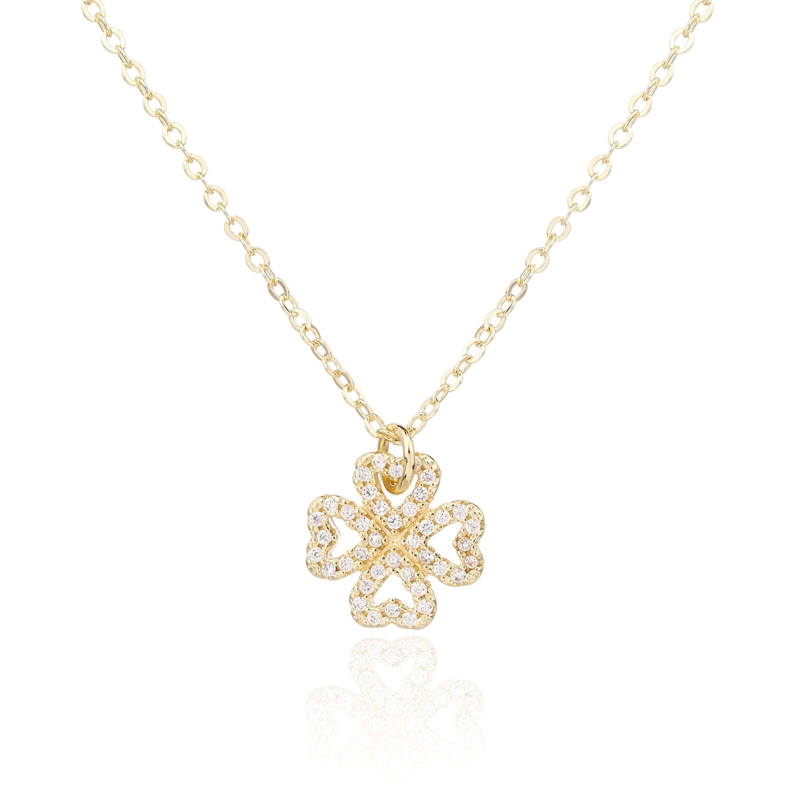 שרשרת תלתן- זהב