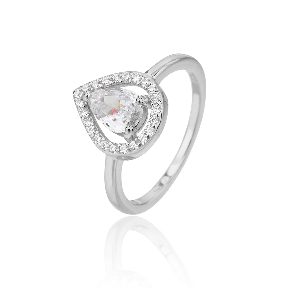 טבעת טיפת אהבה- כסף אמיתי 925